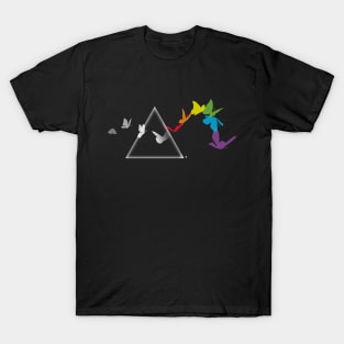 rainbow butterfly T-Shirt